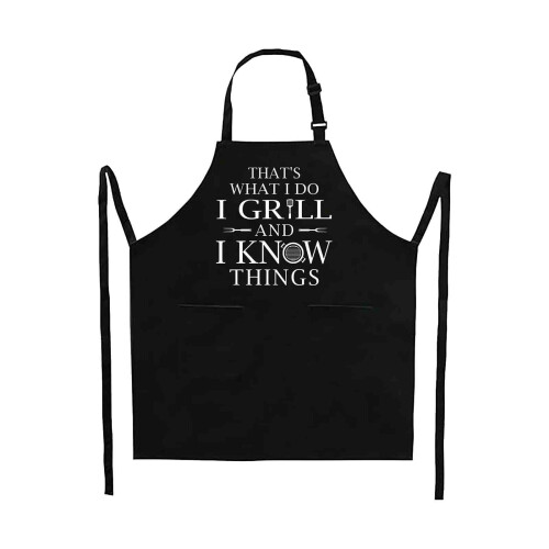 Chef Aprons for Cooking with Pockets Adjustable One-Size