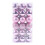 Pink Christmas Tree Balls Shatterproof Plastic 36 pcs 4 cm 1
