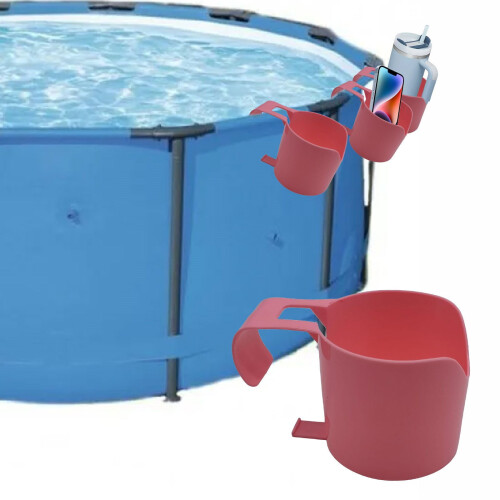 Poolbecherhalter, quadratisch und oval, zum Anclipsen