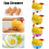 Cuiseur à œufs en forme de poule pour 7 œufs 1