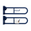 Twyford Doc M Grab Bar, Wall Mounted, Heavy Duty, Blue 3