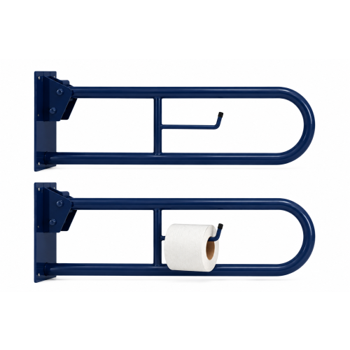 Twyford Doc M Grab Bar, Wall Mounted, Heavy Duty, Blue 2