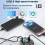 USB C To USB Adapter With Card Reader Functionality Great-4 USB 3