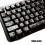 119 Key Carbon Fiber Texture Keycaps Profile PC Keycaps-White 4