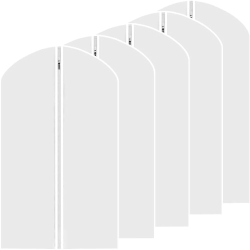 Hängande klädpåsar 48x40 cm 5-pack