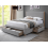 (King, Grey Silver) Snuggle Beds Chloe Storage Drawer Bed Frame 1