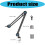 Robuuste aluminium desktopmicrofoonarmarmstandaard voor-B 4