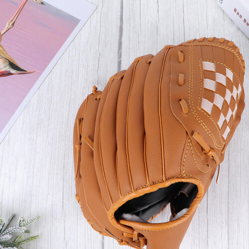 Baseball Main Gauche Orange Doublure Douce Résistant 2