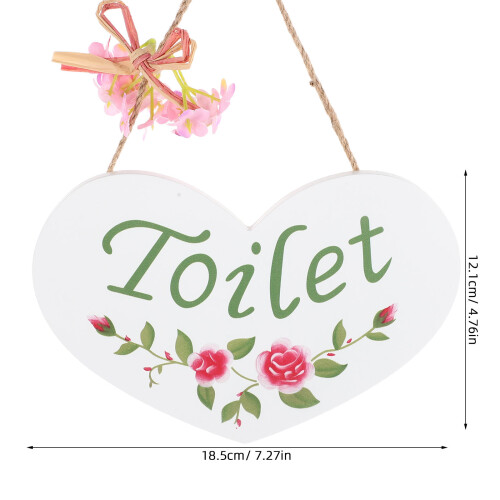 Support Mural Bois Naturel Cœur Pour Porte De Décor 1