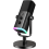 Δυναμικό μικρόφωνο XLR/USB για podcast, παιχνίδια, streaming - Συμβατό με PC, Mac - RGB φωτισμός, 1