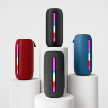 Jacenvly2024Nova Caixa de Som Bluetooth, Caixa de Som Dupla Sem Fio com Subwoofer, Alto Volume, para Casa, Celular, Computador, Mesa, Preta