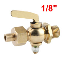 Robinet en laiton bronze, robinet d'essence mâle 1/8" à 3/4".