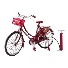 Bike Model Diecast Alloy 1/10 Scale Retro Decoration