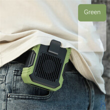 YANHAIGONG Ventilatore portatile con clip da cintura, ricaricabile tramite USB, ventilatore personale indossabile per viaggi, lavoro, attività