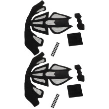 2 juegos de almohadillas para casco de bicicleta, reemplazables y transpirables, para bicicletas eléctricas.