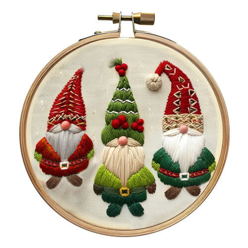 Begine Hangs Salg, Julebroderitilbehør Nisser, 1X Julebroderisett Salg