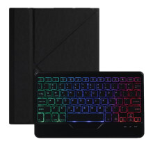 Étui avec clavier compatible avec iPad Pro 11 et Air 5e/4e génération 10,9 pouces, détachable, porte-crayon, étui à rabat avec support