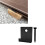Hochfestes Versteck-Deck-Befestigungsclip-Set,-Schwarz 6