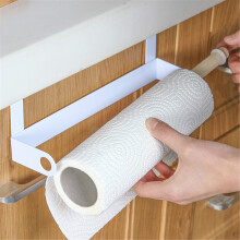 Wire Shelving Paper Towel Holder Under Cabinet White