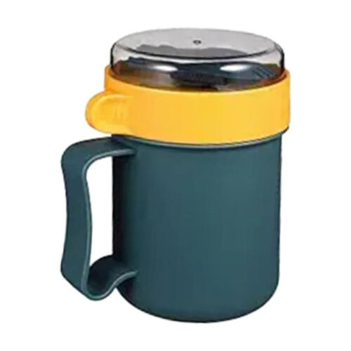 Μεγάλη προσφορά XIUH Glass&Bottle! Κούπα σούπας φούρνου μικροκυμάτων με καπάκι και