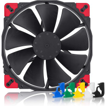 NF-A20PWM chromax.Black.swap, ventola silenziosa di alta qualità, 4 pin (200x30mm, nera) per desktop