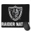Raiders Αντιολισθητικό λαστιχένιο mouse pad με μοτίβο ομάδας ποδοσφαίρου, mouse pad για 1