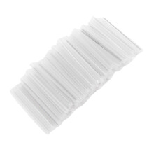 200 Stück transparente Faser-Schrumpfschläuche 60x5x3.8mm