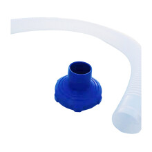 Pool Skimmer Hose with Adapter, PVC, 80 cm x 3.8 cm