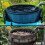 Rain Barrel Mesh Cover with Drawstring for Outdoor Garden 1