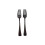 Vintage-Essgabeln-Set – 2 Paar 1