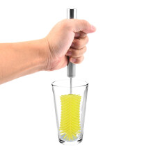 Brosse de nettoyage pour biberons Viflosae avec long manche et