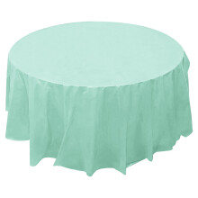 Round Tablecloth 84 in Polyester 1 Pack