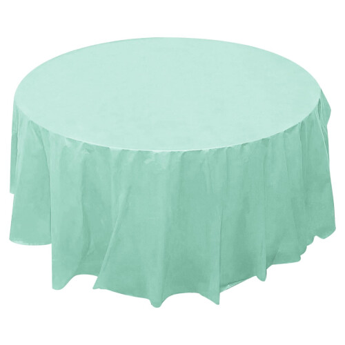 Round Tablecloth 84 in Polyester 1 Pack