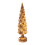 Lighted Glass Christmas Tree Table Centerpiece Gold 1