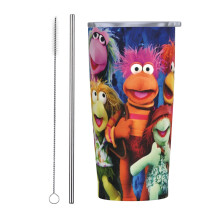 Fraggle Rock tumbler stainless steel 20 oz
