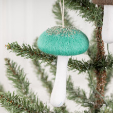 Christmas Pendant Ornament Green Brown 11cm