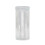 Clear Plastic Round Storage Jars with Screw Lids 12 pcs 1
