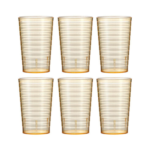 Acrylic Drinking Cups High-Grade Plastic 6pcs