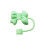 Green bow straw cap dust plug reusable 10mm 1