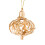 Gold Hollow 5-Point Star Christmas Tree Ornament 1