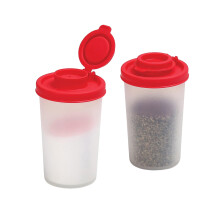 Gardenne BPA-Free Plastic Spice Jars Set 12-Piece Airtight