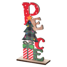 Wooden Christmas Ornament Home Decor 1 Piece