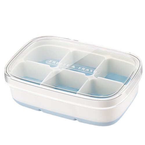 Gardenne mini ice cube tray reusable 6-grid