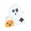 Halloween ghost tabletop ornament wooden white 1