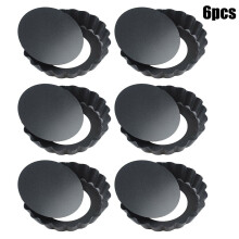 Non-Stick 4-Inch Mini Quiche Pans with Removable Bottom