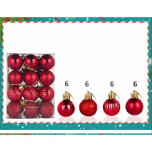 Bola de Natal decorativa para casa, 3 cm