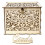 Wooden Wedding Envelope Box Floral Pattern 1 Pc 1