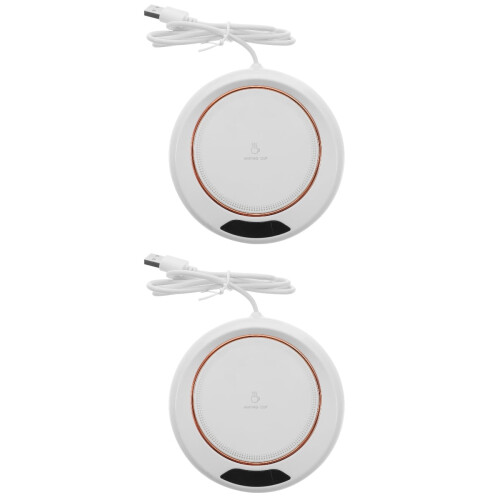 USB-kopvarmer til kaffe og te – hvid, 20W