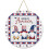 Guirlanda de boas-vindas patriótica de madeira de 30 cm (12 polegadas) 1
