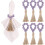 Ronds de serviette en perles de bois, lot de 6 1